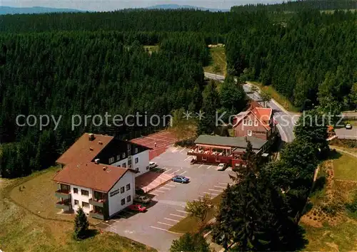 AK / Ansichtskarte Goslar Luftaufnahme Hotel Restaurant Cafe Hagedorn Ferienhaus Waldblick Kat. Goslar