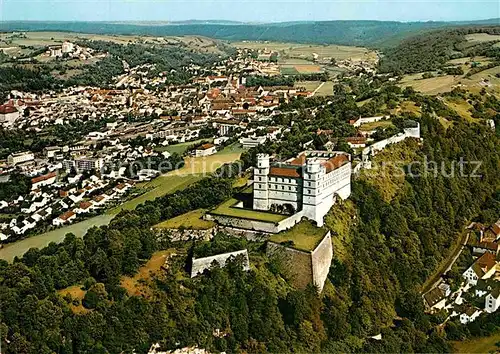 AK / Ansichtskarte Eichstaett Oberbayern Willibaldsburg Fliegeraufnahme Kat. Eichstaett