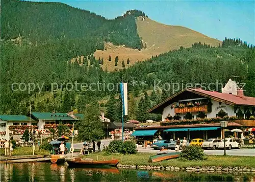 AK / Ansichtskarte Spitzingsee Postgasthof Sankt Bernhard Kat. Schliersee