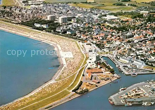 AK / Ansichtskarte Buesum Nordseebad Luftaufnahme Kat. Buesum