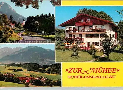 AK / Ansichtskarte Schoellang Gasthaus Zur Muehle Kat. Oberstdorf
