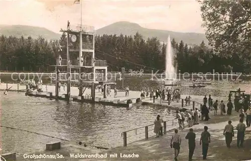 AK / Ansichtskarte Grossschoenau Sachsen Waldstrandbad Lausche Kat. Grossschoenau Sachsen