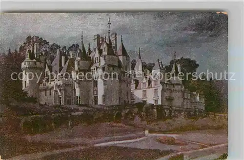 AK / Ansichtskarte Tours Indre et Loire Schloss Kuenstlerkarte Kat. Tours