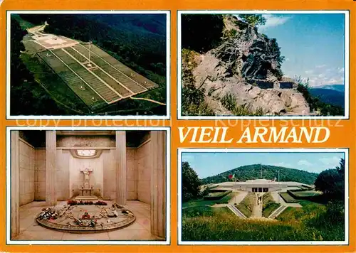 AK / Ansichtskarte Vieil Armand Hartmannswillerkopf Monument national Nationaldenkmal