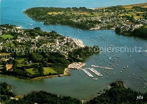 AK / Ansichtskarte Benodet Anse de Penfoul Port de Plaisance Pointe de Sainte Marine vue aerienne Kat. Benodet