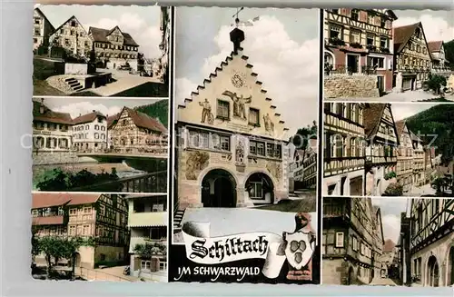 AK / Ansichtskarte Schiltach Rathaus Stadtansichten  Kat. Schiltach Schwarzwald