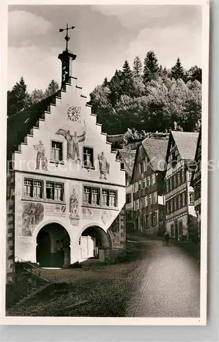 AK / Ansichtskarte Schiltach Rathaus Kat. Schiltach Schwarzwald