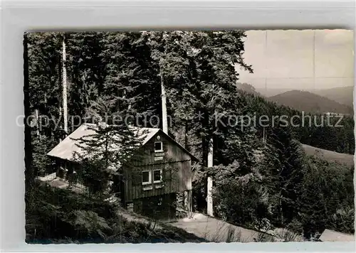 AK / Ansichtskarte Wittichen Naturfreundehaus Waldhaeusle Kat. Schenkenzell Schwarzwald