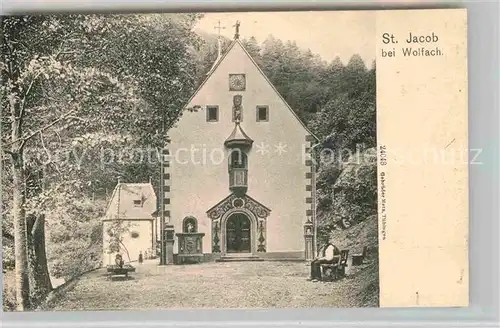 AK / Ansichtskarte Wolfach Kirche St Jacob Kat. Wolfach Schwarzwald
