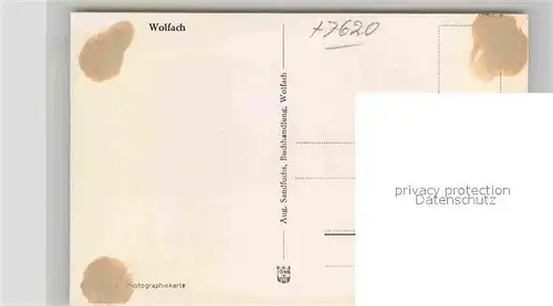 AK / Ansichtskarte Wolfach Panorama Kat. Wolfach Schwarzwald