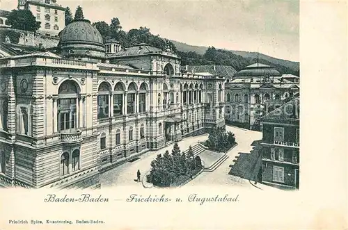 AK / Ansichtskarte Baden Baden Friedrichs  und Augustabad Kat. Baden Baden