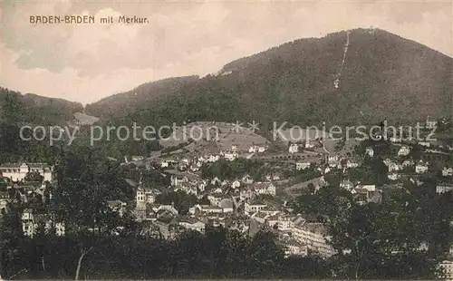 AK / Ansichtskarte Baden Baden Merkur Kat. Baden Baden