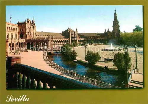 AK / Ansichtskarte Sevilla Andalucia Plaza de Espana  Kat. Sevilla 