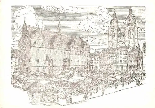 AK / Ansichtskarte Wittenberg Lutherstadt Historische Markttage Kat. Wittenberg