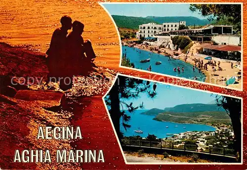 AK / Ansichtskarte Aegina Egina Aghia Marina  Kat. Insel Aegina