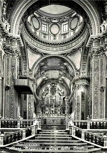 AK / Ansichtskarte Montecassino Altare Maggiore Coro della Basilica  Kat. 
