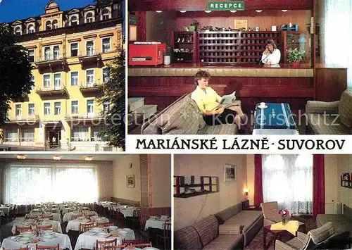 AK / Ansichtskarte Marianske Lazne Zotavovna Suvorov Erholungsheim Kat. Marienbad