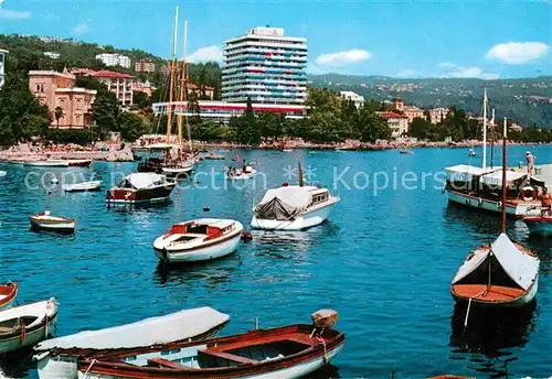 AK / Ansichtskarte Opatija Istrien Hotel Ambasador Hafen