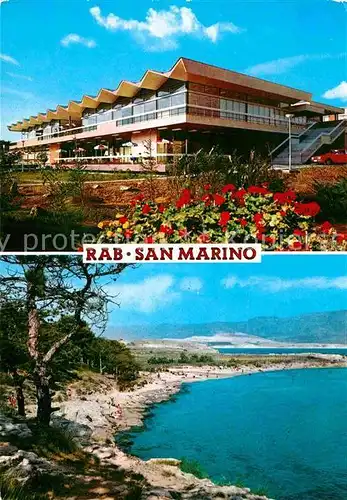 AK / Ansichtskarte Lopar Hotel Siedlung San Marino Strand Kueste Kat. Rab Kroatien