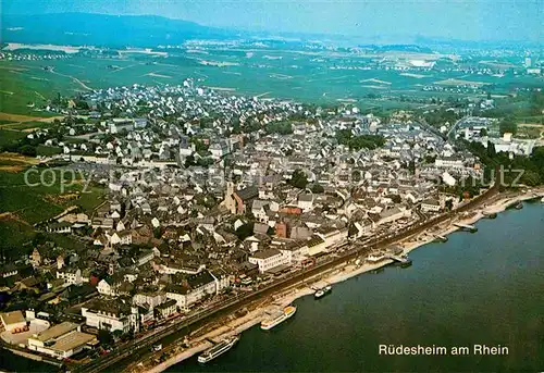 AK / Ansichtskarte Ruedesheim Rhein Fliegeraufnahme Kat. Ruedesheim am Rhein