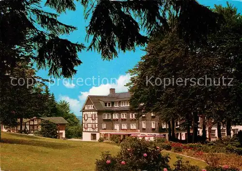 AK / Ansichtskarte Fleckenberg Jagdhaus Wiese Hotel Pension Kat. Schmallenberg