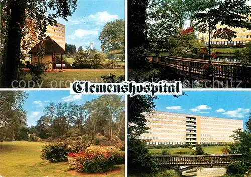 AK / Ansichtskarte Muenster Westfalen Clemenshospital  Kat. Muenster