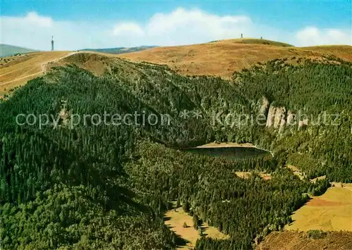 AK / Ansichtskarte Feldberg Schwarzwald Feldsee Seebuck Fliegeraufnahme Kat. Feldberg (Schwarzwald)