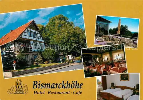 AK / Ansichtskarte Tecklenburg Restaurant Bismarckhoehe Kat. Tecklenburg