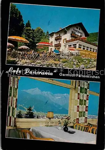 AK / Ansichtskarte Garmisch Partenkirchen Cafe Panorama Kat. Garmisch Partenkirchen