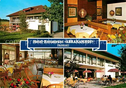 AK / Ansichtskarte Passau Hotel Restaurant Abrahamhof  Kat. Passau