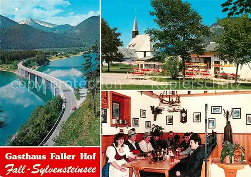 AK / Ansichtskarte Fall Bad Toelz Gasthaus Faller Hof Sylvensteinsee