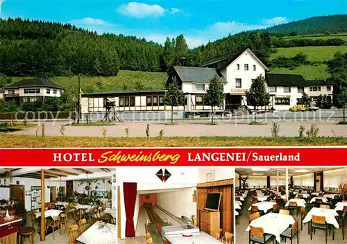 AK / Ansichtskarte Langenei Hotel Pension Schweinsberg Kat. Lennestadt