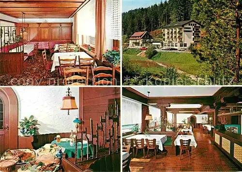 AK / Ansichtskarte Enzkloesterle Restaurant Hotel Waldeck Kat. Enzkloesterle