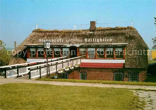 AK / Ansichtskarte Norderhafen Strandcafe Halligblick Kat. Norderfriedrichskoog