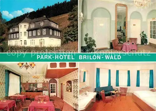 AK / Ansichtskarte Brilon Wald Parkhotel Kat. Brilon