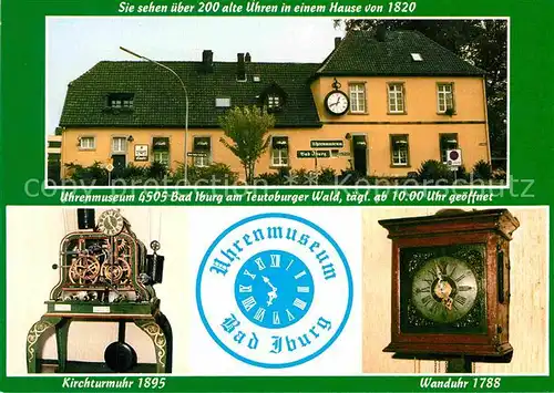 AK / Ansichtskarte Bad Iburg Uhrenmuseum Kirchturmuhr Wanduhr Kat. Bad Iburg