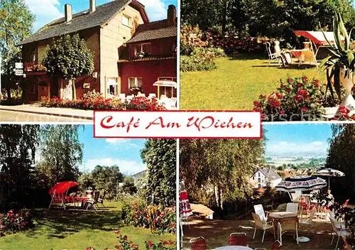 AK / Ansichtskarte Bad Oeynhausen Cafe Pension Am Wiehen Kat. Bad Oeynhausen
