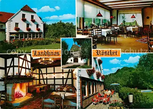 AK / Ansichtskarte Bad Holzhausen Luebbecke Landhaus Roescher Kat. Preussisch Oldendorf
