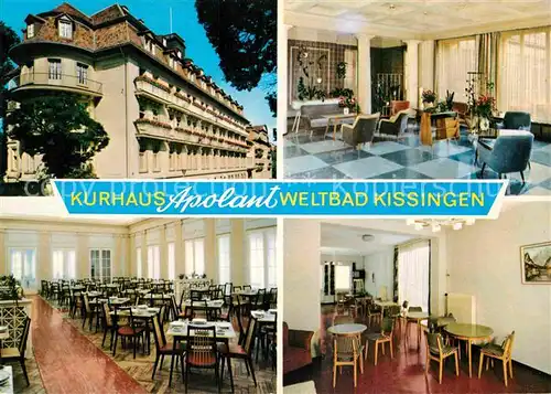 AK / Ansichtskarte Bad Kissingen Kurhaus Apolant Kat. Bad Kissingen