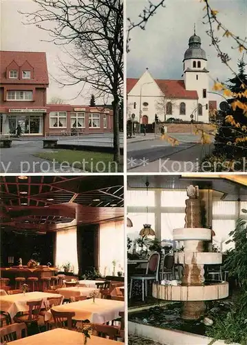 AK / Ansichtskarte Stukenbrock Brunnen Cafe Kat. Schloss Holte Stukenbrock