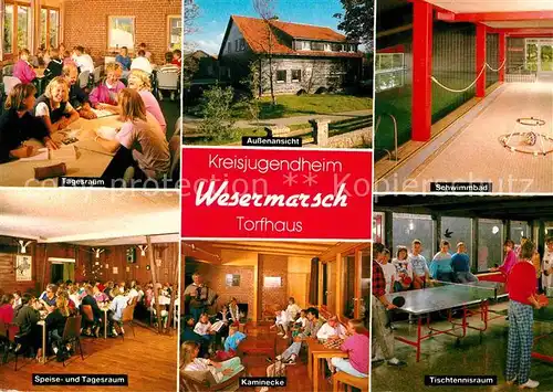 AK / Ansichtskarte Torfhaus Harz Kreisjugendheim Schwimmbad Kat. Altenau