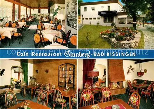 AK / Ansichtskarte Bad Kissingen Cafe Restaurant Sinnberg Kat. Bad Kissingen