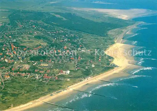 AK / Ansichtskarte Borkum Nordseebad Fliegeraufnahme Kat. Borkum