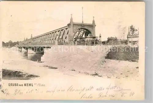 AK / Ansichtskarte Kehl Rhein Rheinbruecke Kat. Kehl