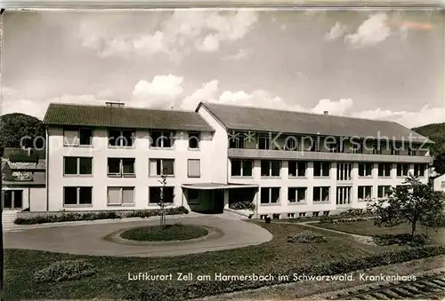 AK / Ansichtskarte Zell Harmersbach Krankenhaus Kat. Zell am Harmersbach