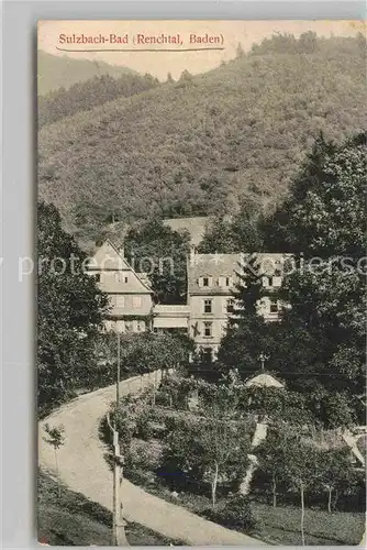 AK / Ansichtskarte Bad Sulzbach Teilansicht Kat. Lautenbach