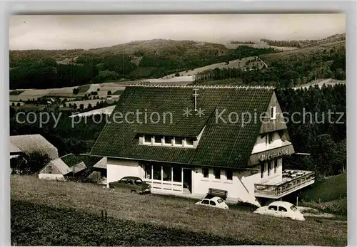 AK / Ansichtskarte Muehlenbach Baden Cafe Pension Pfaus Kat. Muehlenbach