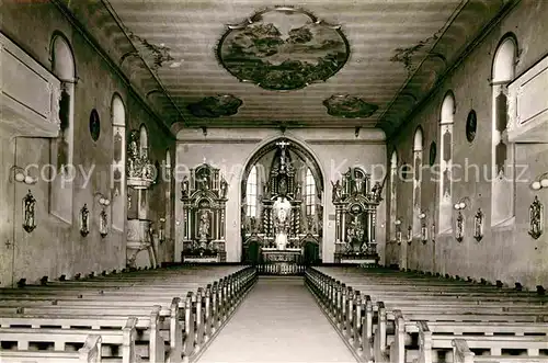 AK / Ansichtskarte Zell Harmersbach Wallfahrtskirche  Inneres Kat. Zell am Harmersbach