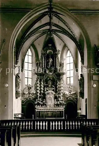 AK / Ansichtskarte Zell Harmersbach Wallfahrtskirche  Altar Kat. Zell am Harmersbach