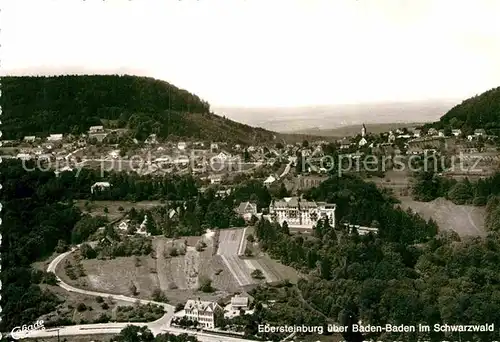 AK / Ansichtskarte Baden Baden Fliegeraufnahme Ebersteinburg Kat. Baden Baden